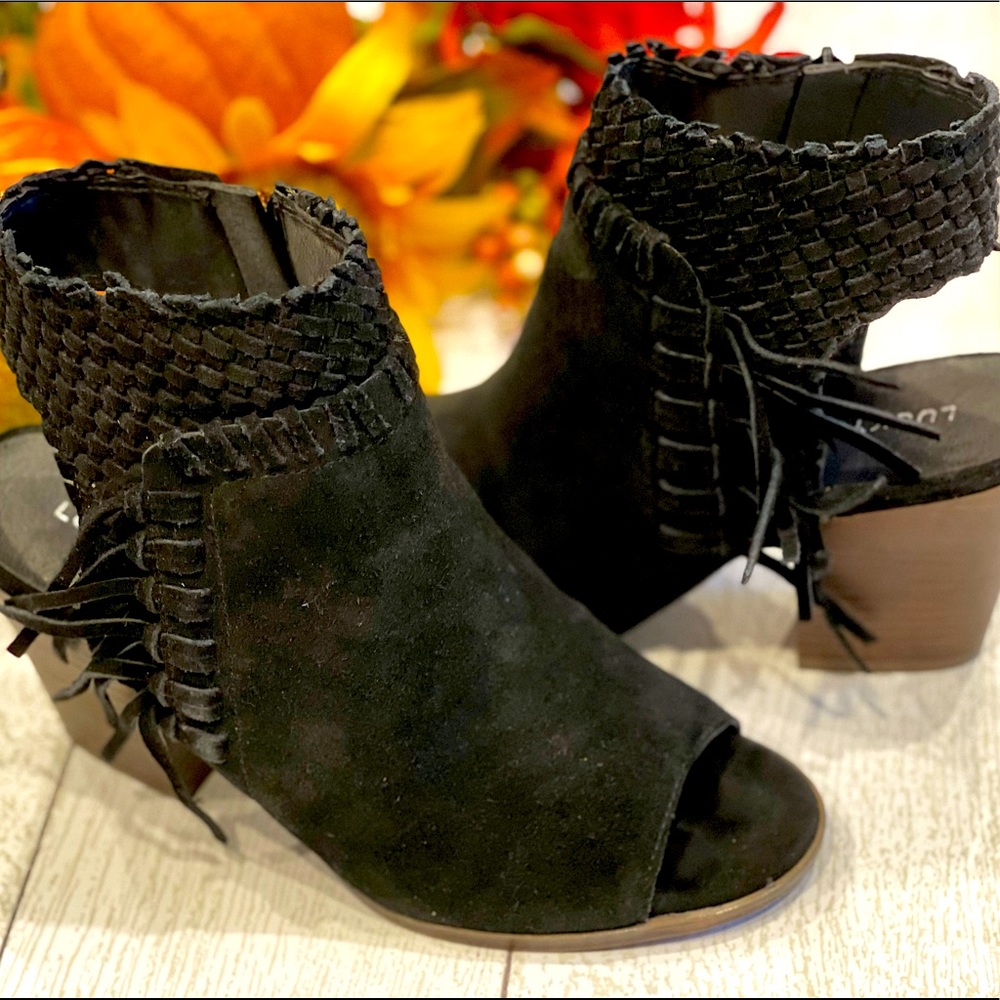 Lucky Brand Ointlee Fringe Bootie